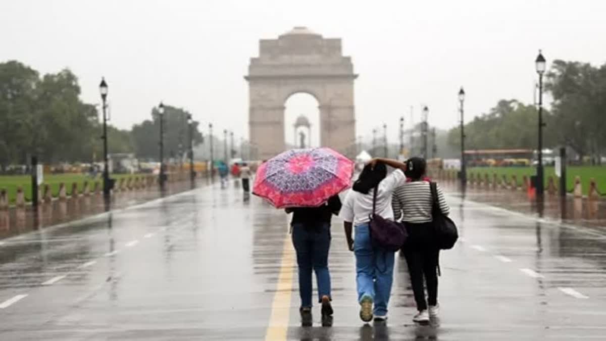 delhi today raining weather