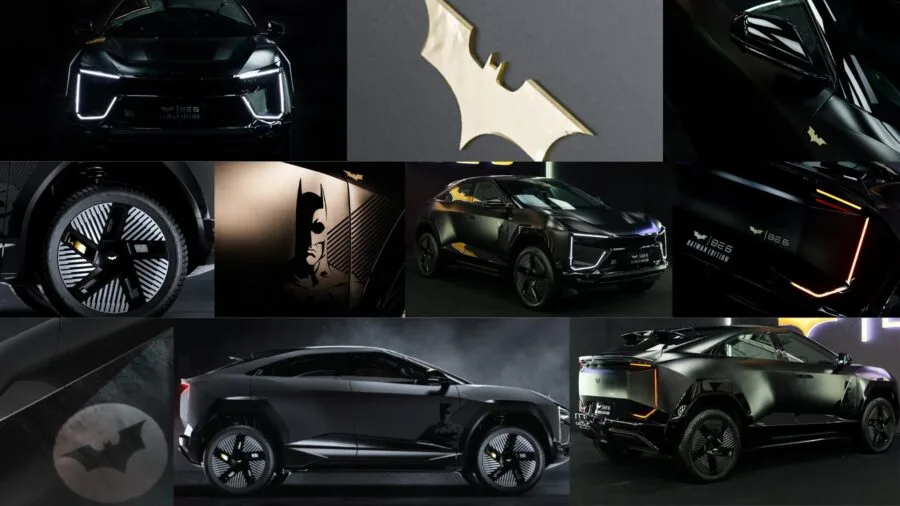 Mahindra BE 6 Batman Edition electric SUV front view

