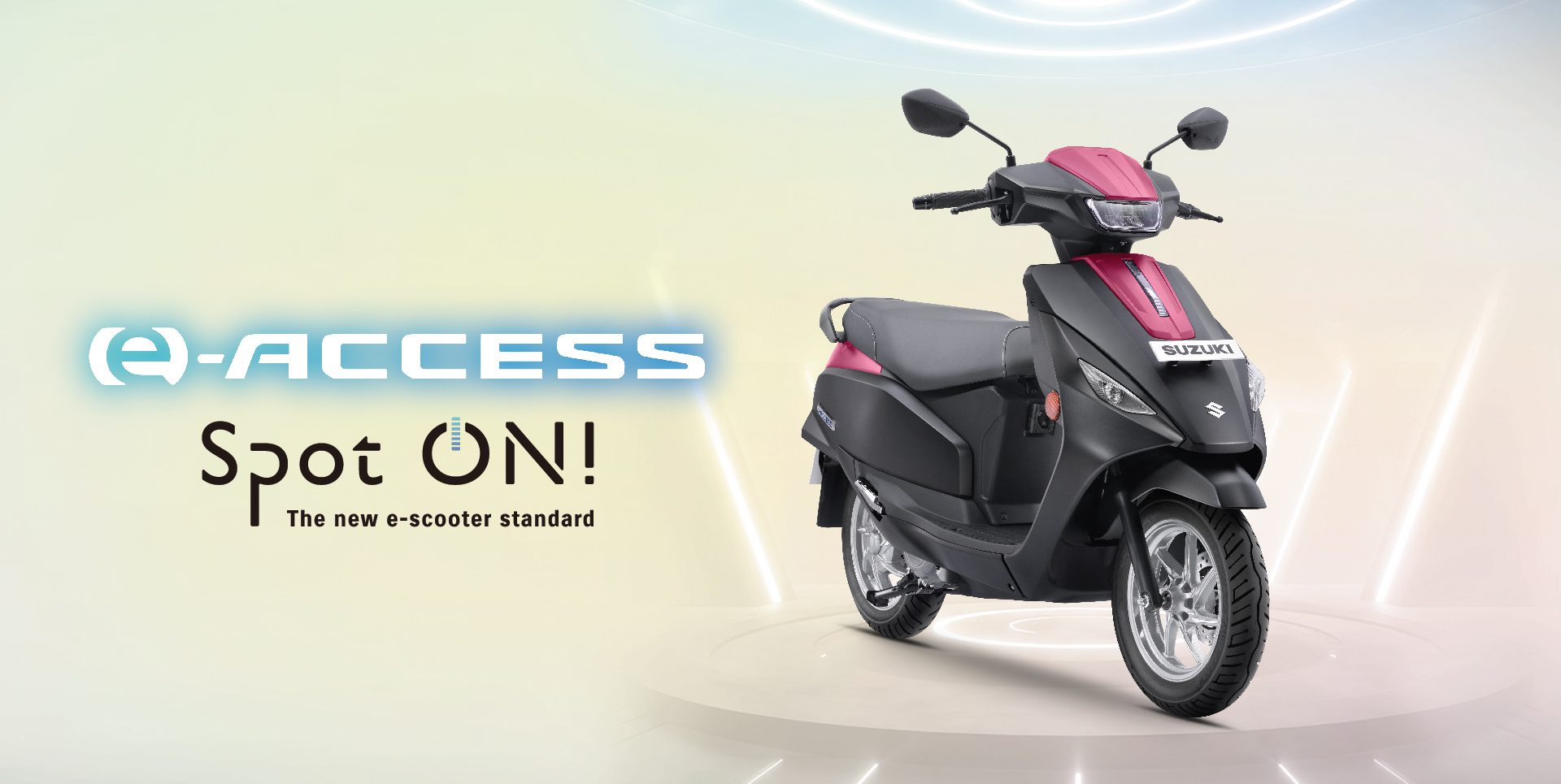 Suzuki e-Access EV Scooter side view design