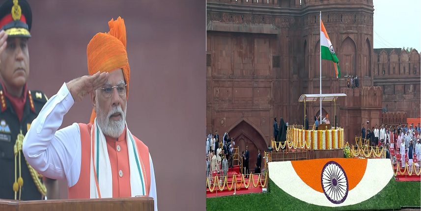 लाल किले पर ऐतिहासिक समारोह