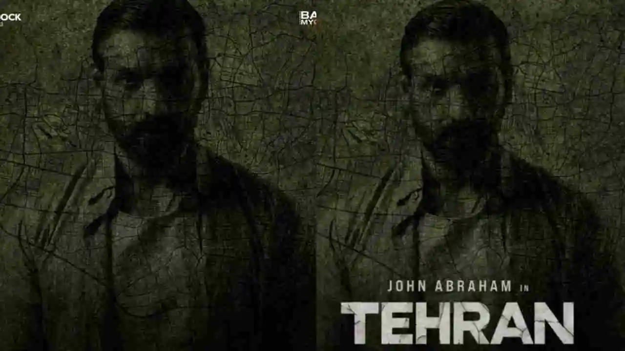 John Abraham in Tehran movie poster