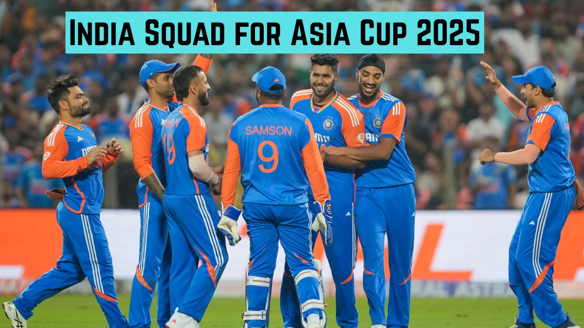  asia cup 2025 india squad captain suryakumar yadav