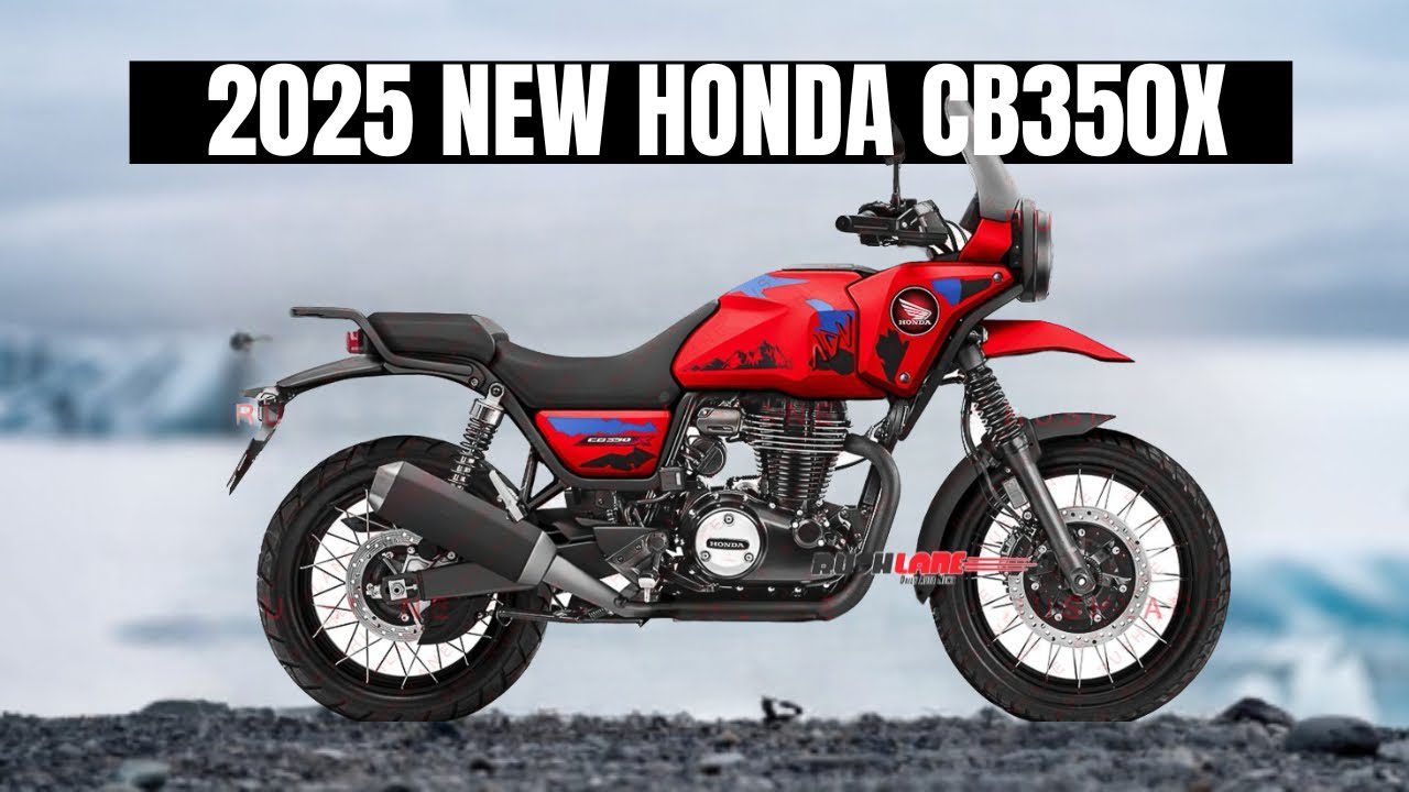 Honda CB350X Retro Modern Classic Bike with Honda Smart System