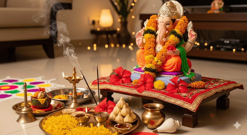 गणेश पूजा विधि और सामग्री